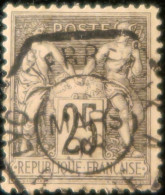 R1311/3085 - FRANCE - SAGE TYPE II N°97 >>> CACHET SPECIAL : LYON TERREAUX A - MARS 1898 - 1876-1898 Sage (Type II)