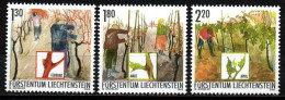 Liechtenstein 2003 - Mi.Nr. 1311 - 1313 - Postfrisch MNH - Weinbau Winzer Wine Growing Winemaker - Landbouw