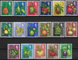 1965 Montserrat Vegetables And Plants 17v. MNH SG N. 160/76 - Sonstige & Ohne Zuordnung