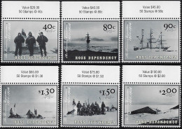 2002 Ross Dependency Antarctic Discovery 6v. MNH SG. N. 78/83 - Andere & Zonder Classificatie