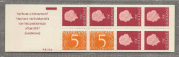 1971 MNH Nederland NVPH PB 10aF - Postzegelboekjes En Roltandingzegels