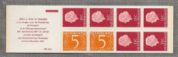 1971 MNH Nederland NVPH PB 10bF - Postzegelboekjes En Roltandingzegels