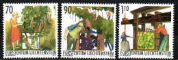 Liechtenstein 2003 - Mi.Nr. 1322 - 1324 - Postfrisch MNH - Weinbau Winzer Wine Growing Winemaker - Agricultura