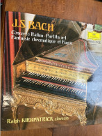LP - 33T - J.S. BACH CONCERTO ITALIEN .PARTITA N°1. FANTAISISE CHROMATIQUE ET FUGUE. RALPH KIRKPATRIC  - VOIR POCHETTE - Klassiekers