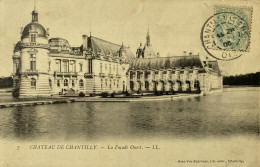 CPA Château De CHANTILLY (Oise). La Façade Ouest (n° 7) - Chantilly