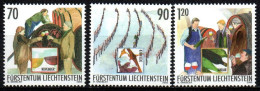 Liechtenstein 2003 - Mi.Nr. 1333 - 1335 - Postfrisch MNH - Weinbau Winzer Wine Growing Winemaker - Landwirtschaft