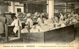 FRANCE - Carte Postale - Roubaix - Filature De La Redoute - L'Enregistrement Des Colis Pour La Poste - L 152184 - Roubaix