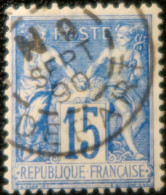 R1311/3088 - FRANCE - SAGE TYPE II N°90 >>> CACHET : PARIS DEPART (NUIT) 9 SEPTEMBRE 1890 - 1876-1898 Sage (Type II)