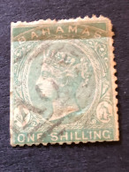 BAHAMAS  SG 44  1s Green  CV £14 - 1859-1963 Colonia Británica