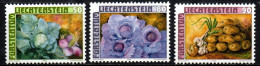 Liechtenstein 1986 - Mi.Nr. 904 - 906 - Postfrisch MNH - Gemüse Vegetables - Legumbres