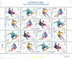 687652 MNH MACAO 2022 24 JUEGOS OLÍMPICOS DE INVIERNO, BEIJING 2022 - Otros & Sin Clasificación