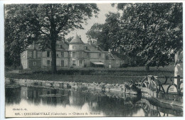 CPA Ecrite à Navarre En 1933 * CHICHEBOVILLE Château De Navarre * Cliché C.G. - Other & Unclassified