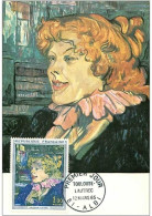 TIMBRES.CARTE MAXIMUM.n°3616.TOULOUSE-LAUTREC.L'ANGLAISE DU" STAR".LE HAVRE - Andere & Zonder Classificatie