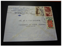 TIMBRE.n°29544.MADAGASCAR.1957.POUR LA VIENNE - Cartas & Documentos