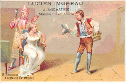 CHROMOS.AM23057.7x10 Cm Env.Lucien Moreau.Nouveauté.Confection.Cendrillon.La Demande En Mariage - Autres & Non Classés