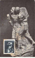 YOUGOSLAVIE.Carte Maximum.AM14108.1951.Cachet Yougoslavie.Statue Deux Hommes Portant Un Troisième - Gebraucht