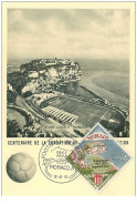 TIMBRES.n°29405.CENTENAIRE DE LA FONDATION DU FOOTBALL ASSOCIATION.STADE LOUIS II.MONACO.CARTE MAXIMUM - Andere & Zonder Classificatie