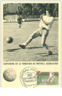 TIMBRES.n°29401.CENTENAIRE DE LA FONDATION DU FOOTBALL ASSOCIATION.STADE.CARTE MAXIMUM - Other & Unclassified