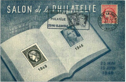 TIMBRES.n°13168.SALON DE LA PHILATELIE.1849.1946.LIVRE ET TIMBRES - ....-1949