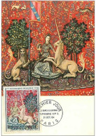 TIMBRES.CARTE MAXIMUM.n°64.TAPISSERIE DE LA DAME A LA LICORNE - Ohne Zuordnung