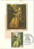 TIMBRES.CARTE MAXIMUM.n°47.WATTEAU.LA FINETTE - Unclassified