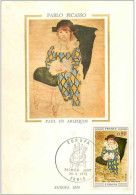 TIMBRES.CARTE MAXIMUM.n°54.PABLO PICASSO.PAUL EN ARLEQUIN - Ohne Zuordnung