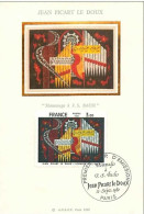 TIMBRES.CARTE MAXIMUM.n°34.JEAN PICART LE DOUX.HOMMAGE A J. S BACH - Non Classificati