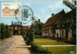 TIMBRES.CARTE MAXIMUM.n°15.TURNHOUT.LE BEGUINAGE.HET BEGIJNHOF - 1971-1980