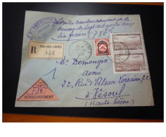 TIMBRE.n°29548.ALGERIE.CONTRE REMBOURSEMENT DE LA SOMME DE 786 FRANCS.1950RECOMMANDE - Covers & Documents