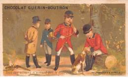 CHROMOS.AM22996.6x11 Cm Env.Chocolat Gruérin-Boutron.Chasse à Cour.Tous Les Chiens N'aiment Pas La Musique - Guérin-Boutron