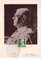 1947 . Carte Maximum . N°105601 .monaco.s A S Louis II .jubile Du Souverain .cachet Monaco . - Maximumkarten (MC)
