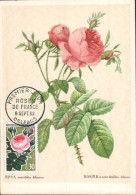 CARTE MAXIMUM 1962 ROSES DE FRANCE - 1960-1969