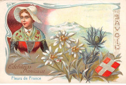 CHROMOS.AM23778.7x10 Cm Env.Chicorée Williot.Fleur De France.Savoie.Edelweiss Danicaut - Tea & Coffee Manufacturers