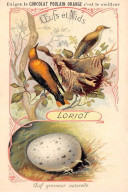 CHROMOS.AM23514.7x11 Cm Env.Chocolat Poulain.Famille Des Oriolidés.Le Loriot Vulgaire - Poulain