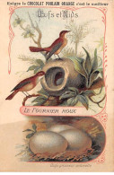 CHROMOS.AM23510.7x11 Cm Env.Chocolat Poulain.Ordre Des Investigateurs.Famille Des Furnariidés.Le Fournier Roux - Poulain