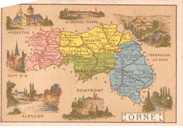 CHROMOS.AM23438.7x11 Cm Env.Chicorée A La Cantinière Française.G Black.Carte Région.Orne - Tea & Coffee Manufacturers