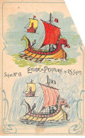 CHROMOS.AM23405.7x11 Cm Env.Chicorée A La Cantinière.G Black.Etude De Peinture En 25 Sujets.Sujet N°6.Bateau à Voile - Tea & Coffee Manufacturers