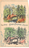 CHROMOS.AM23419.7x11 Cm Env.Chicorée A La Cantinière.G Black.Etude De Peinture En 25 Sujets.Sujet N°23.Paysage Forêt - Tea & Coffee Manufacturers