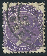 [1899] Australie - Méridionale Queen Victoria Deux Pence Oblitérés - Gebruikt