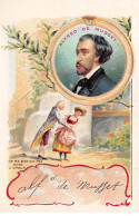 CHROMOS.AM23303.7x10 Cm Env.Chicorée Williot.Alfred De Musset.On Ne Badine Pas Avec L'amour - Thee & Koffie