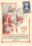 FRANCE.Carte Maximum.AM13789.14/03/1953.Cachet Thann.Journée Nationale Du Timbre.Le Compte D'Argenson - 1950-1959