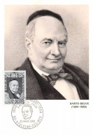 FRANCE.Carte Maximum.AM13957.22/03/1969.Cachet Boulogne Sur Mer.Charles-Augustin De Sainte-Beuve (1804-1869) - 1960-1969