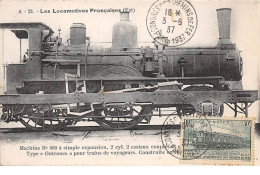 FRANCE .CARTE MAXIMUM. N°207855. 1937. Cachet PARIS. Chemin De Fer. Les Locomotives - 1930-1939