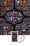 FRANCE.CARTE MAXIMUM. N°207628. 26/11/2016. Cachet Paris. Les Vitraux.la Sainte Chapelle - 2010-2019