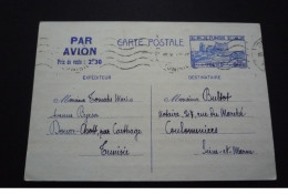 204089 . Tunisie Douar Chott Pour Coulommiers.1942.entier Postale - Guerre De 1939-45