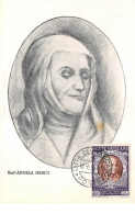 1952 .carte Maximum .vatican .102828 .sant Angela Merici.cachet Vatican . - Cartes-Maximum (CM)