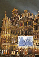 1965 .carte Maximum .belgique .102700 .societe Royale De Timbrologie .cachet Bruxelles . - 1961-1970