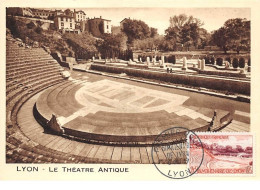 1957 .carte Maximum .france .102446 . Bimillenaire De Lyon .cachet Lyon. - 1950-1959