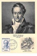 1957 .carte Maximum .france .102423 . Goethe Wolfgang .cachet Paris . - 1950-1959