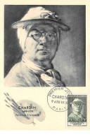 1956 .carte Maximum .france .102411 . Chardin .cachet Paris . - 1950-1959